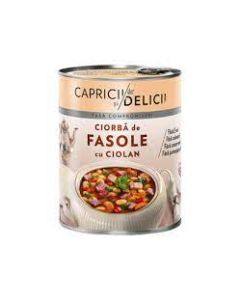 CAPRICII SI DELICII CIORBA DE FASOLE CU CIOLAN 400 G